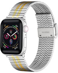 The Posh Tech - Two-tone Stainless Steel Apple Watch® Watchband - Lyst