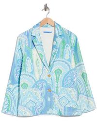 J.McLaughlin - Jada Terry Cotton Two Button Blazer - Lyst