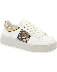 Roberto Cavalli - Logo Hardware Low Top Sneaker - Lyst