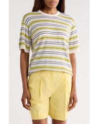 Twp - Beach Stripe Short Sleeve Wool Sweater - Lyst