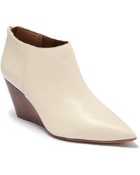 franco sarto adrienne leather bootie