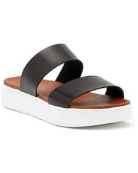 MIA - Dual-Strap Platform Slide Sandals - Lyst