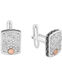 Effy - Sterling & 18K Sapphire Cuff Links - Lyst