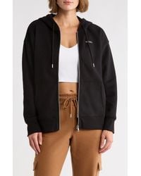 DKNY - Mini Stud Logo Full Zip Hoodie - Lyst
