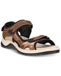 Ecco - Yucatan Patchwork Sandal - Lyst