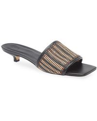 Nordstrom Rack - Ilene Woven Kitten Heel Sandal - Lyst