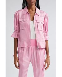 Cinq À Sept - Holly Ruffle Sleeve Jacket - Lyst