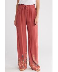 Forgotten Grace - Embroidered Drawstring Pants - Lyst