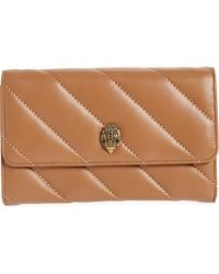 Kurt Geiger - Quilted Leather Wallet on Chain - Lyst