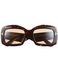 Tom Ford - 83Mm Square Sunglasses - Lyst