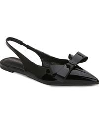 BERNESS - Bow Slingback Flat - Lyst