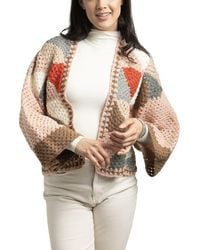 Saachi - Geometric Crochet Short Jacket - Lyst