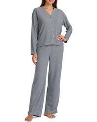 Splendid - Waffle Stitch Long Pajamas - Lyst