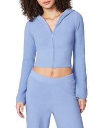 Florence By Mills - Cozy Crop Zip Sweater Hoodie - Lyst