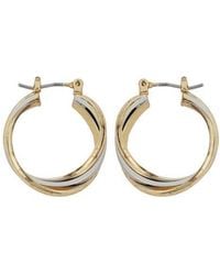 Panacea - Twist Hoop Earrings - Lyst