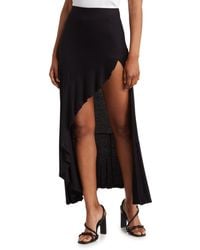 Go Couture - Ruffle Side High-low Skirt - Lyst