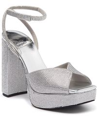 Silver Block Heels for Women - Up to 70 