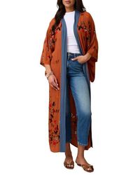 Saachi - Butterfly Longline Duster - Lyst