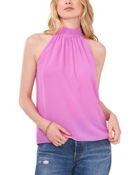 1.STATE - Gathered Halter Neck Top - Lyst