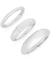 Nordstrom Rack - Demi-Fine 3-Pack Assorted Rings - Lyst