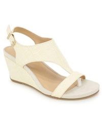 Kenneth Cole - Greatly Platform Wedge Sandal - Lyst