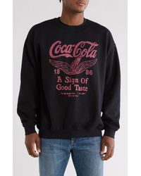 Junk Food - Coca-Cola Crewneck Graphic Sweatshirt - Lyst