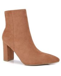 BERNESS - Sara Block Heel Bootie - Lyst