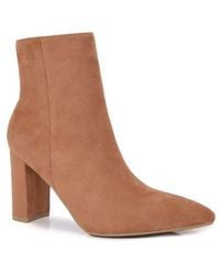 BERNESS - Sara Block Heel Bootie - Lyst