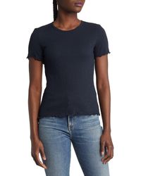 Rag & Bone - Gemma Floral Jacquard T-shirt - Lyst