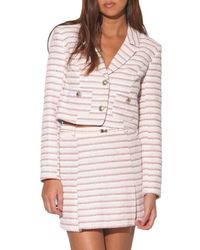 Walter Baker - Dixon Tweed Blazer Jacket - Lyst