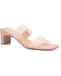 TORGEIS - Cordyline Clear Strap Slide Sandal - Lyst
