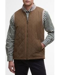 Barbour - Shoveler Mixed Media Vest - Lyst