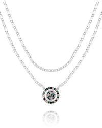 Vince Camuto - Crystal Pendant Set Of 2 Chain Necklaces - Lyst