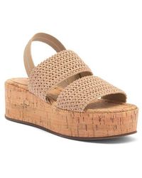 Nordstrom Rack - Cassie Platform Wedge Slingback Sandal - Lyst