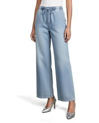 Bebe - The Easy Pull-On Wide Leg Jeans - Lyst