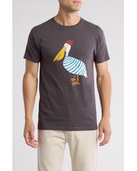 Altru - Gilligan Pelican Cotton Graphic T-shirt - Lyst