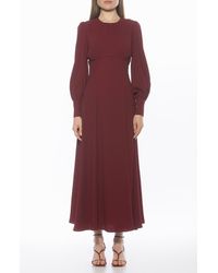 Alexia Admor - Yesenia Long Sleeve Empire Waist Maxi Dress - Lyst