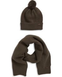 Barbour - Ramside Beanie & Scarf Set - Lyst