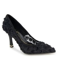 Kenneth Cole - Romi Floral Mesh Pointed Toe Pump - Lyst