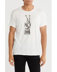 ★SCULPTOR★ Peace Center Tee White SC24A264WH ☆SCULPTOR☆ Peace Center Tee White SC24A264WH (SCULPTOR/T