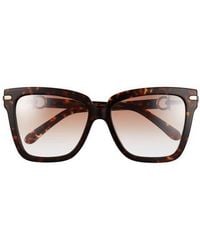 Ferragamo - 57Mm Square Sunglasses - Lyst