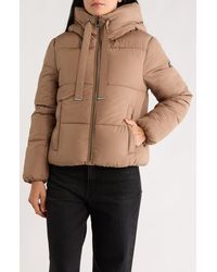 BCBGeneration - Cloud Hooded Puffer Jacket - Lyst