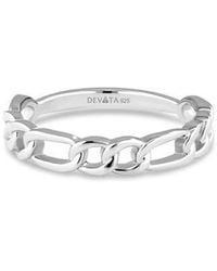 DEVATA - Figaro Link Ring - Lyst