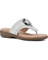White Mountain - Benedict Wedge Thong Sandal - Lyst