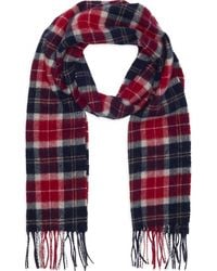 Barbour - Tartan Lambswool Scarf - Lyst