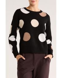 Magaschoni - Polka Dot Cashmere Sweater - Lyst