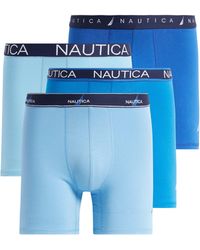 Nautica - 4-pack Assortesd Stretch Cotton Boxer Breifs - Lyst