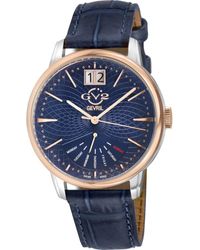 Gv2 - Rovescio Croc Embossed Leather Strap Watch - Lyst