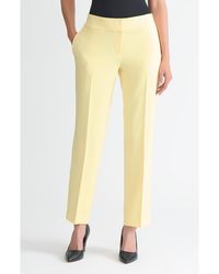 Kasper - Flat Front Slim Pants - Lyst