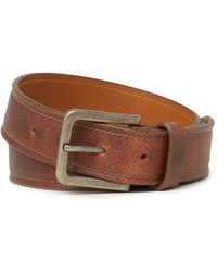 trask finley leather belt
